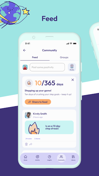 myday app activity feed
